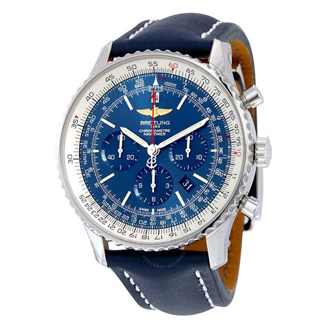 breitling blue dial navitimer|breitling navitimer bezel.